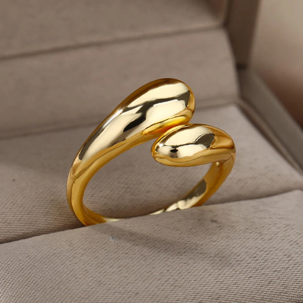  Hollow Wide Open Ring Female  