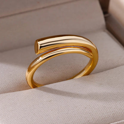  Hollow Wide Open Ring Female  