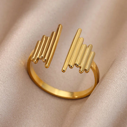  Hollow Wide Open Ring Female  