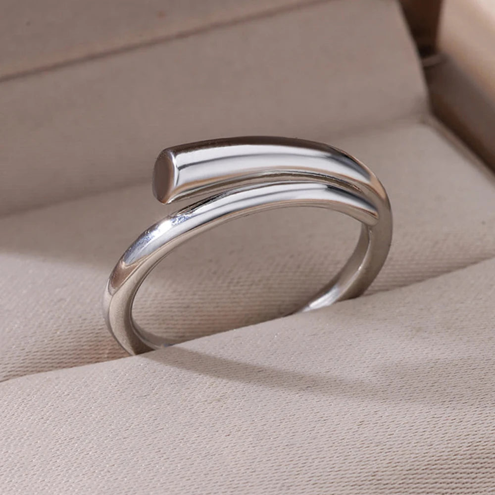  Hollow Wide Open Ring Female  