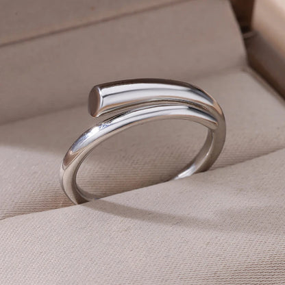  Hollow Wide Open Ring Female  