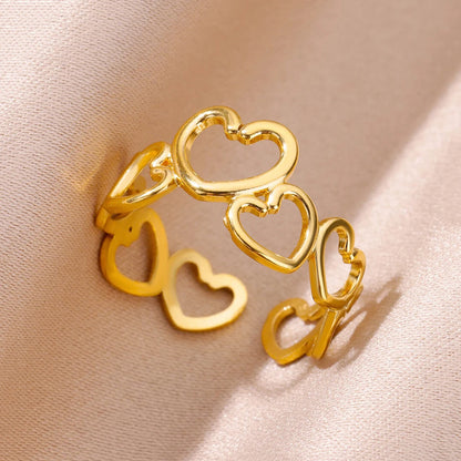  Hollow Wide Open Ring Female  