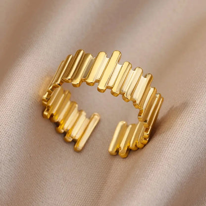  Hollow Wide Open Ring Female  