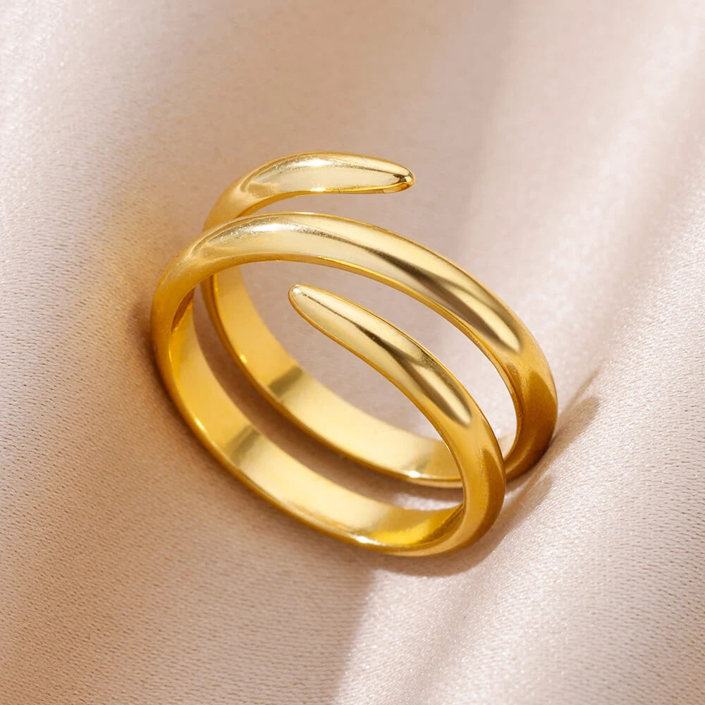  Hollow Wide Open Ring Female  